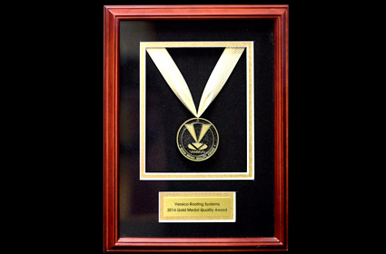Versico - Gold Metal Quality Award
